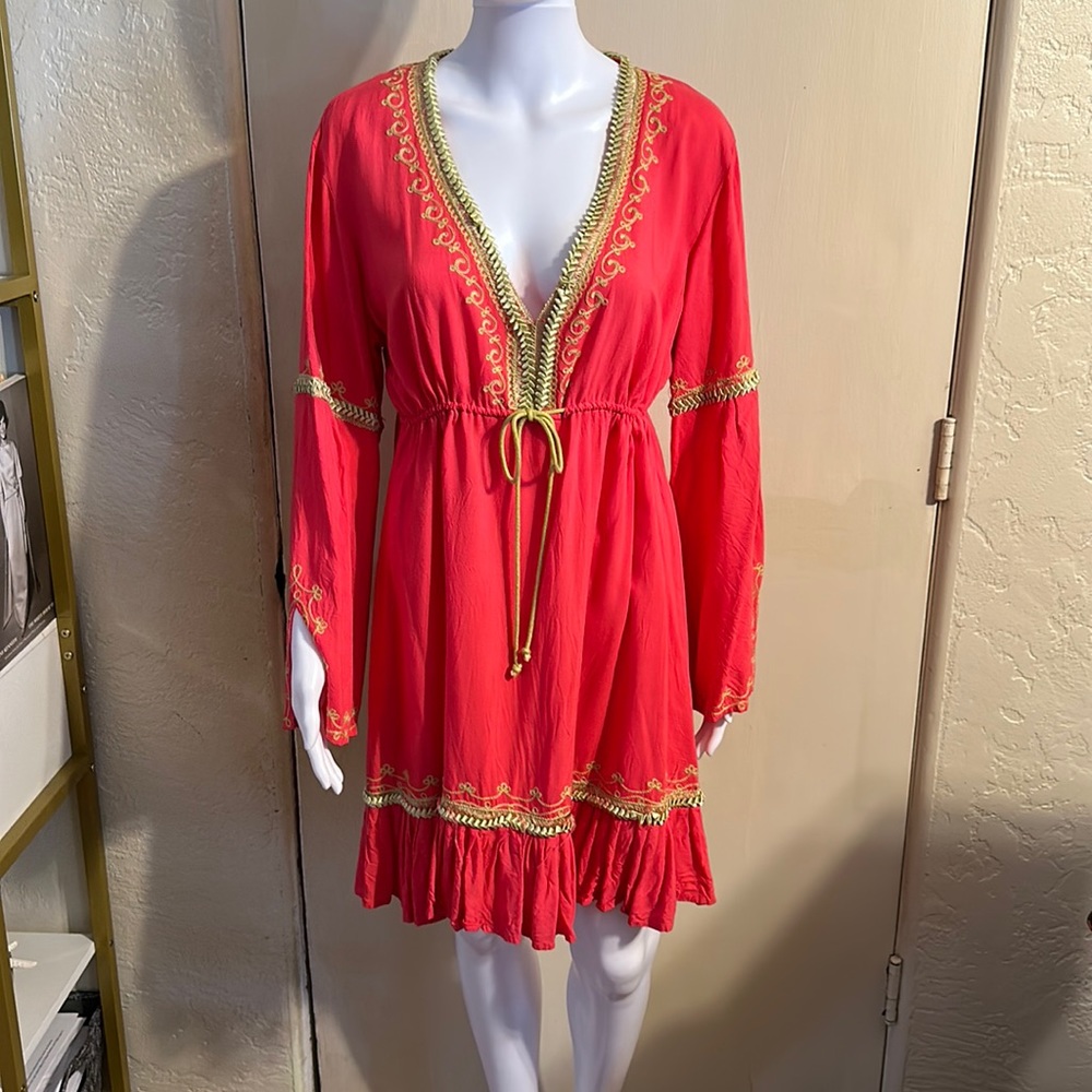 Moda International Ornate Mini Dress